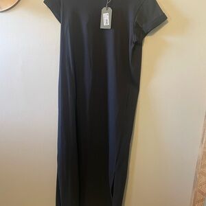 NWT All Saints Anna Black Maxi Dress